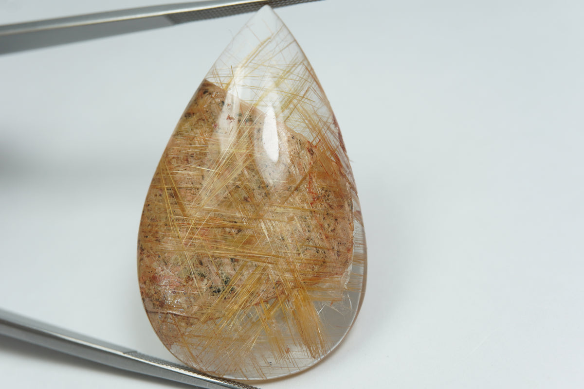 53.10ct Rutilo cabochão 40x25mm