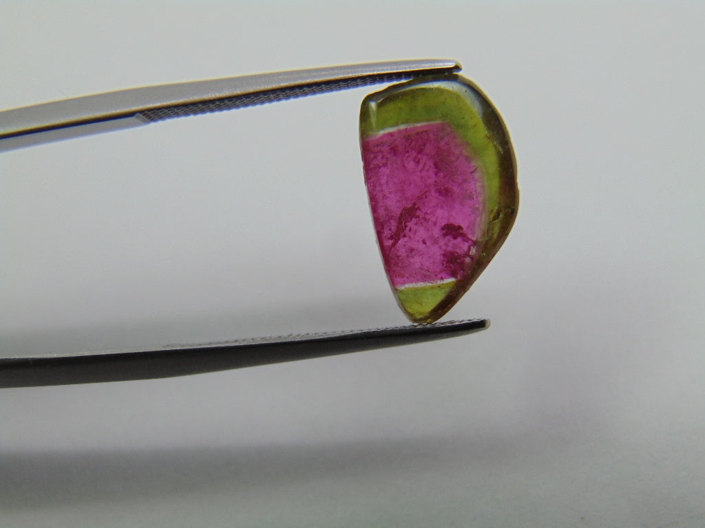 4.28ct Watermelon Tourmaline 13x9mm