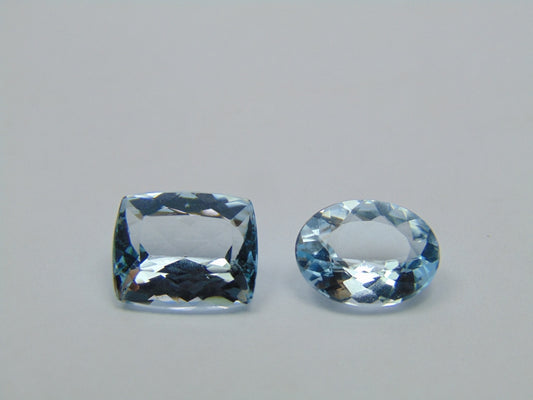 9ct Topaz Natural Color 12x9mm 12x8mm