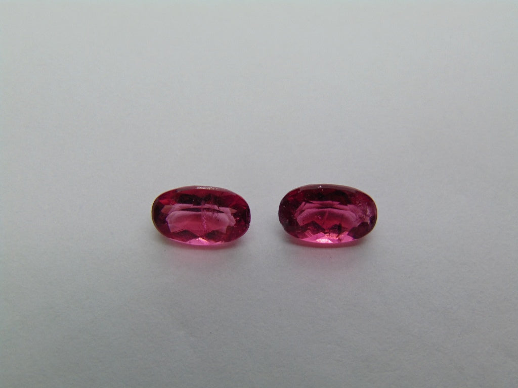 2.05ct Tourmaline Pair 8x5mm