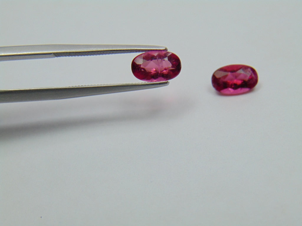 2.05ct Tourmaline Pair 8x5mm