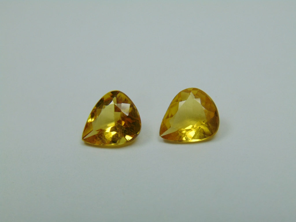 2.70ct Berilo Par 9x8mm