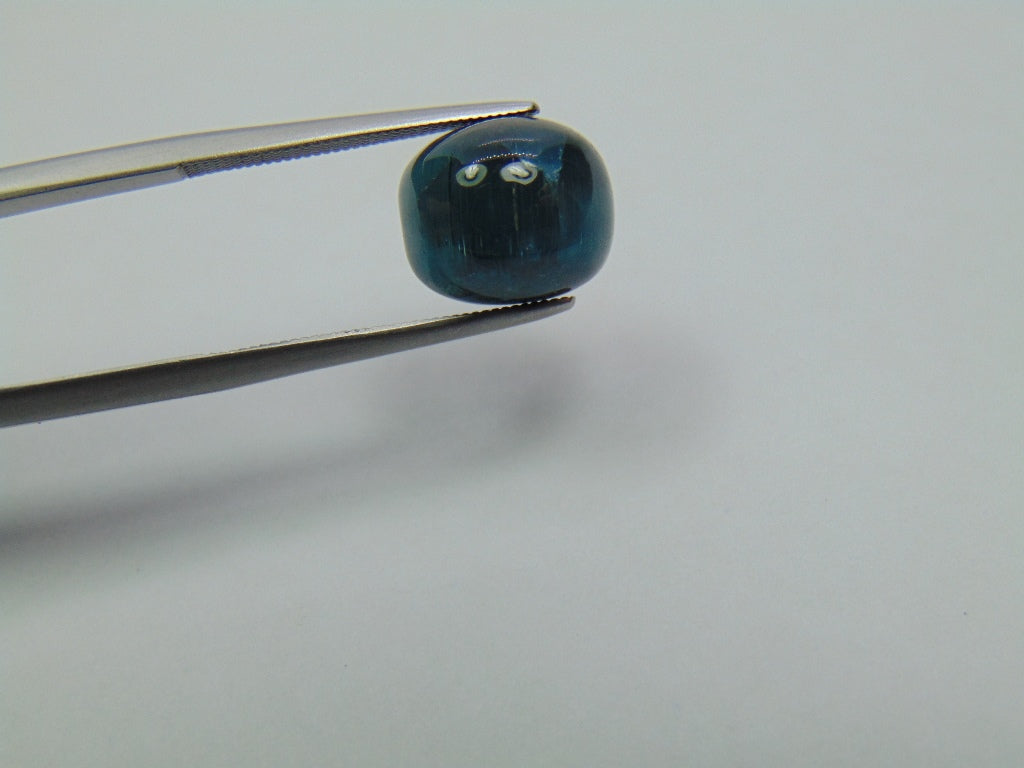 6ct Tourmaline Cabochon With Stripe 11x9mm