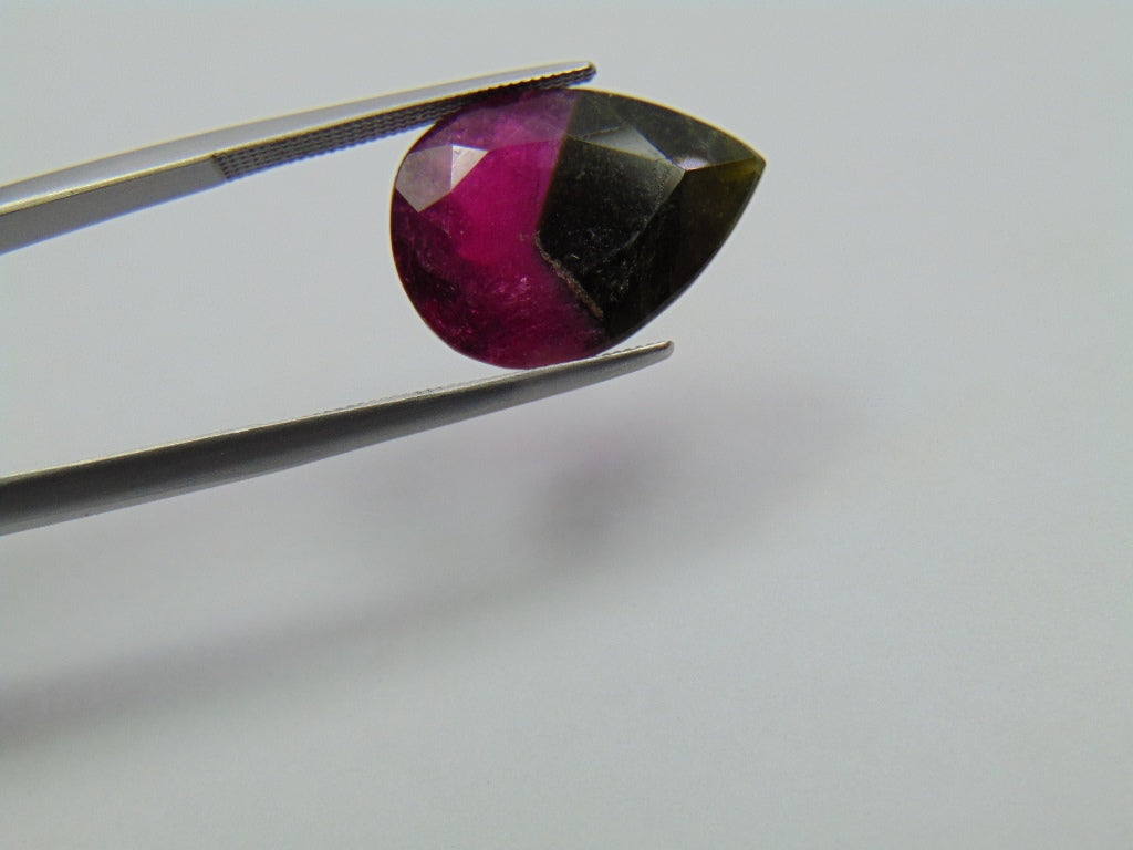 9.65ct Turmalina Bicolor 18x13mm