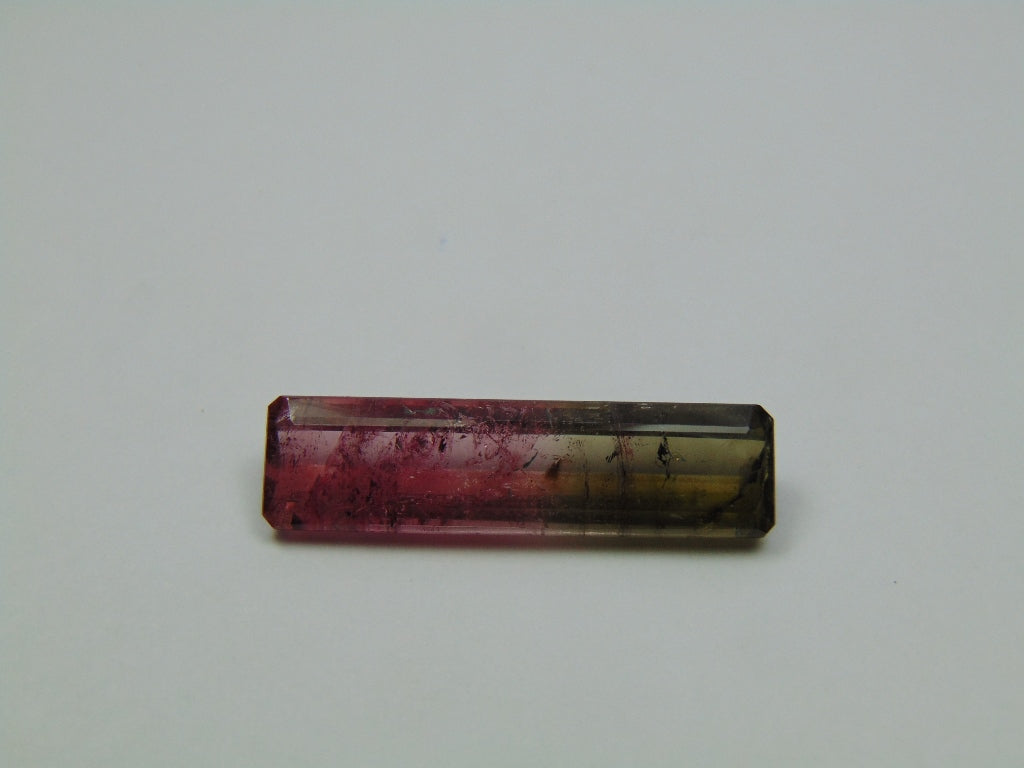 12.48ct Tourmaline Bicolor 30x8mm