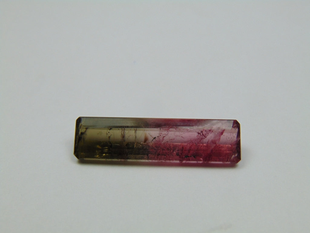 12.48ct Tourmaline Bicolor 30x8mm