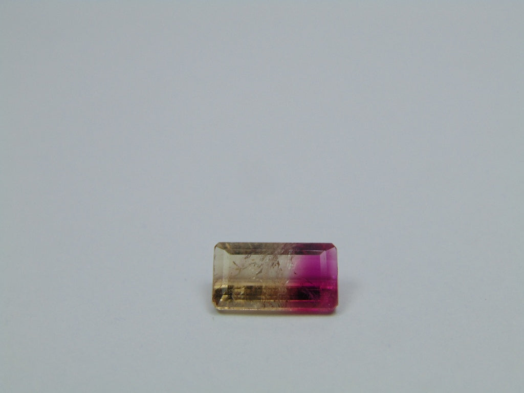 1.65ct Turmalina Bicolor 10x6mm