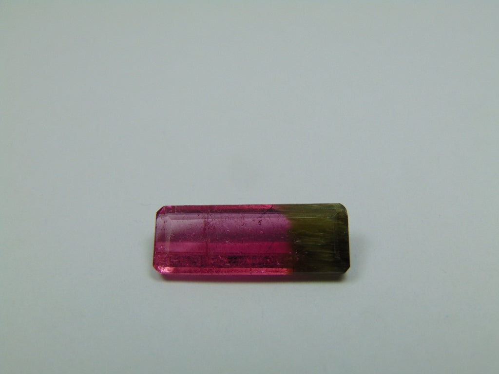 3.75ct Turmalina Bicolor 17x6mm