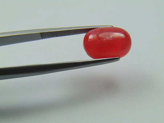 5.20ct Rodonita Cabochão 12x8mm