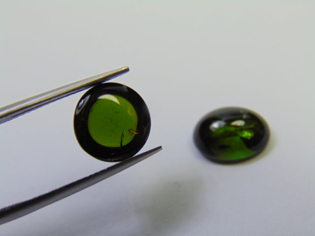 7.25ct Tourmaline Cabochon 9mm 11x8mm
