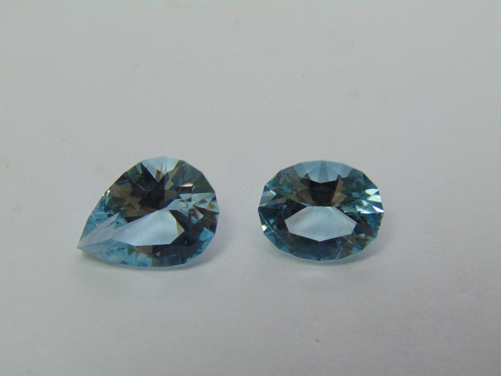 12.10ct Topaz Natural Color 15x11mm 12x10mm