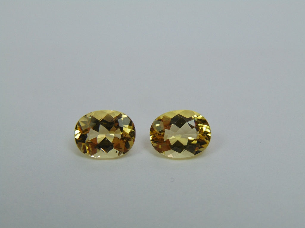 Par de Berilo 2,80 ct 9x7mm