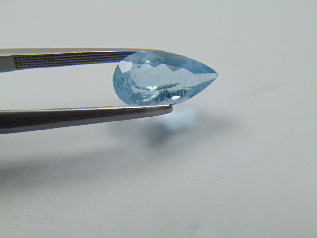 2.50ct Água-marinha 12x7mm