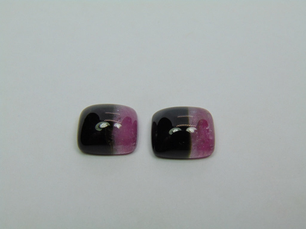 11.95ct Turmalina Bicolor 12x10mm