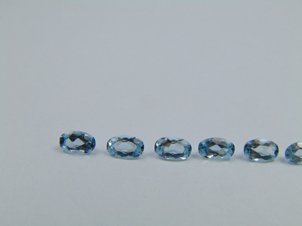 1.27ct Água-marinha Calibrada 5x3mm