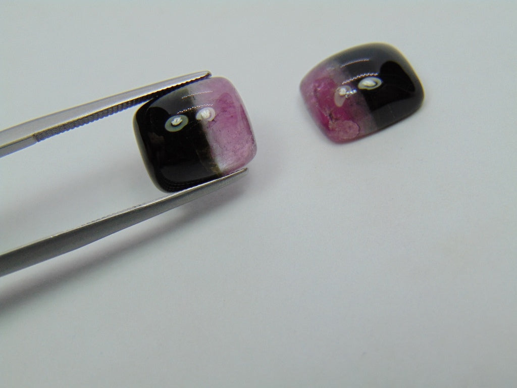 11.95ct Turmalina Bicolor 12x10mm