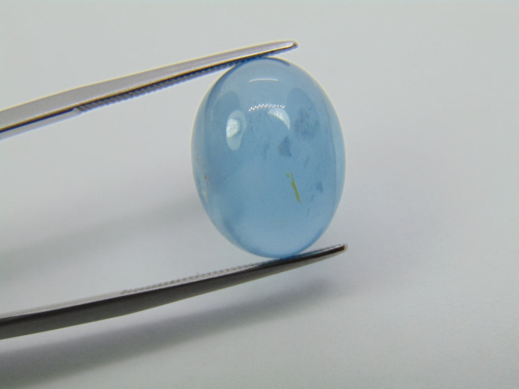 10.25ct Aquamarine Cabochon 16x12mm