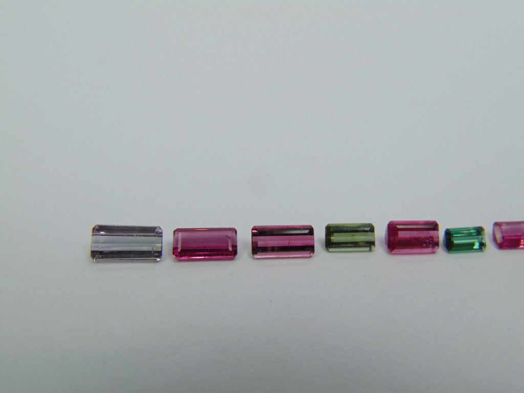 Mistura de turmalina de 3,80 ct