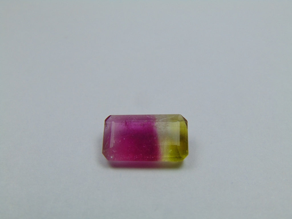 3.02ct Turmalina Bicolor 12x7mm