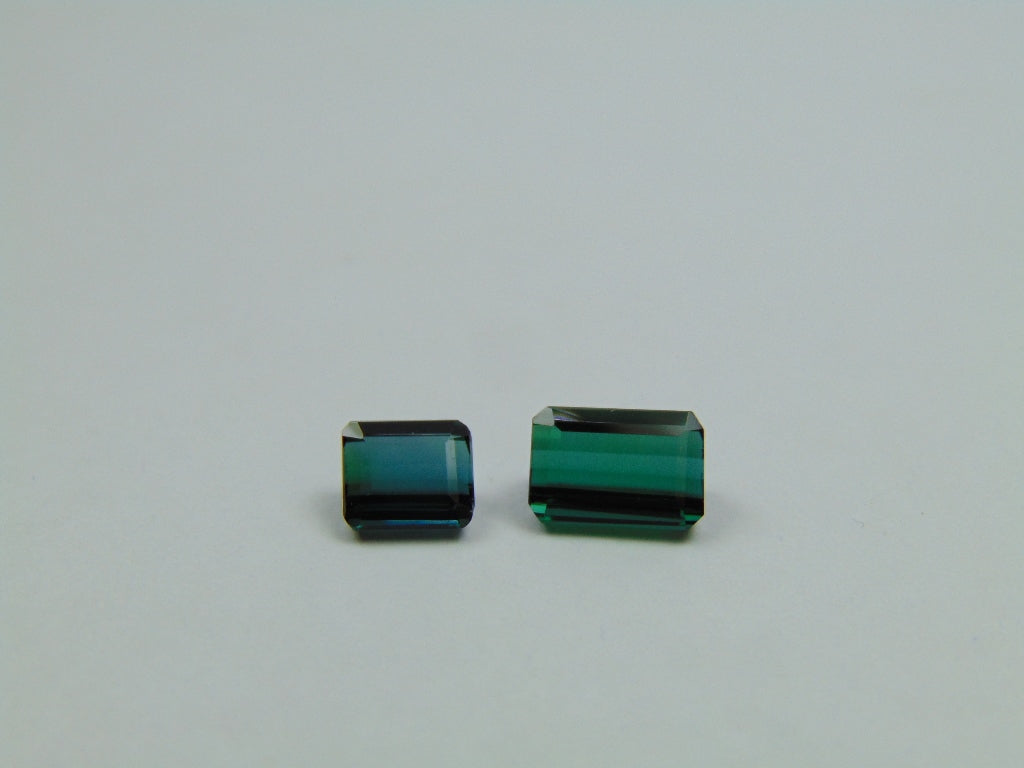 2.40ct Turmalina 6x5mm 7x5mm