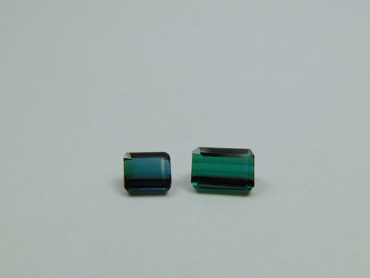 2.40ct Turmalina 6x5mm 7x5mm