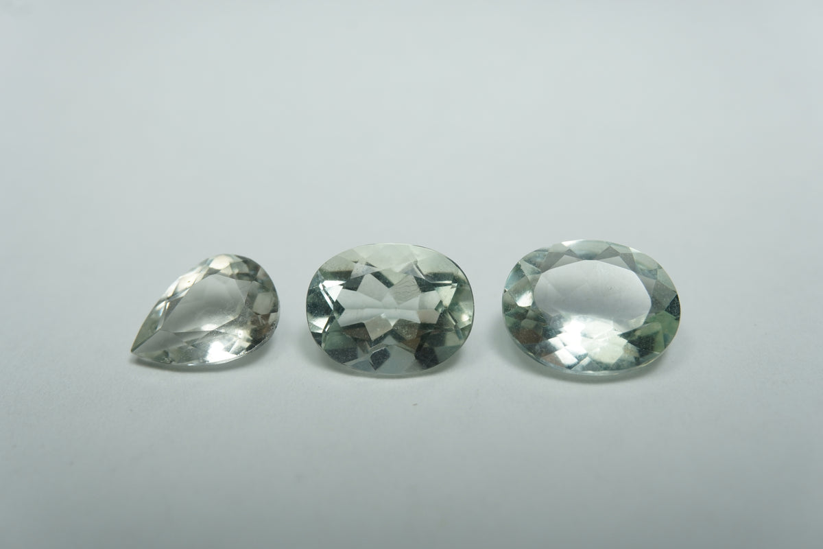 4.23ct Beryls 8.5x7mm / 9x7mm / 8x6mm