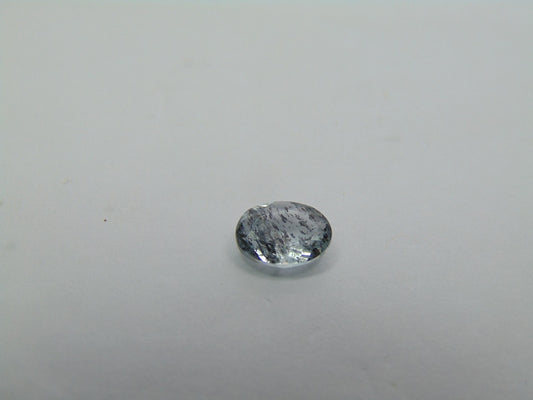 1ct Água Marinha Com Inclusão 8x6mm