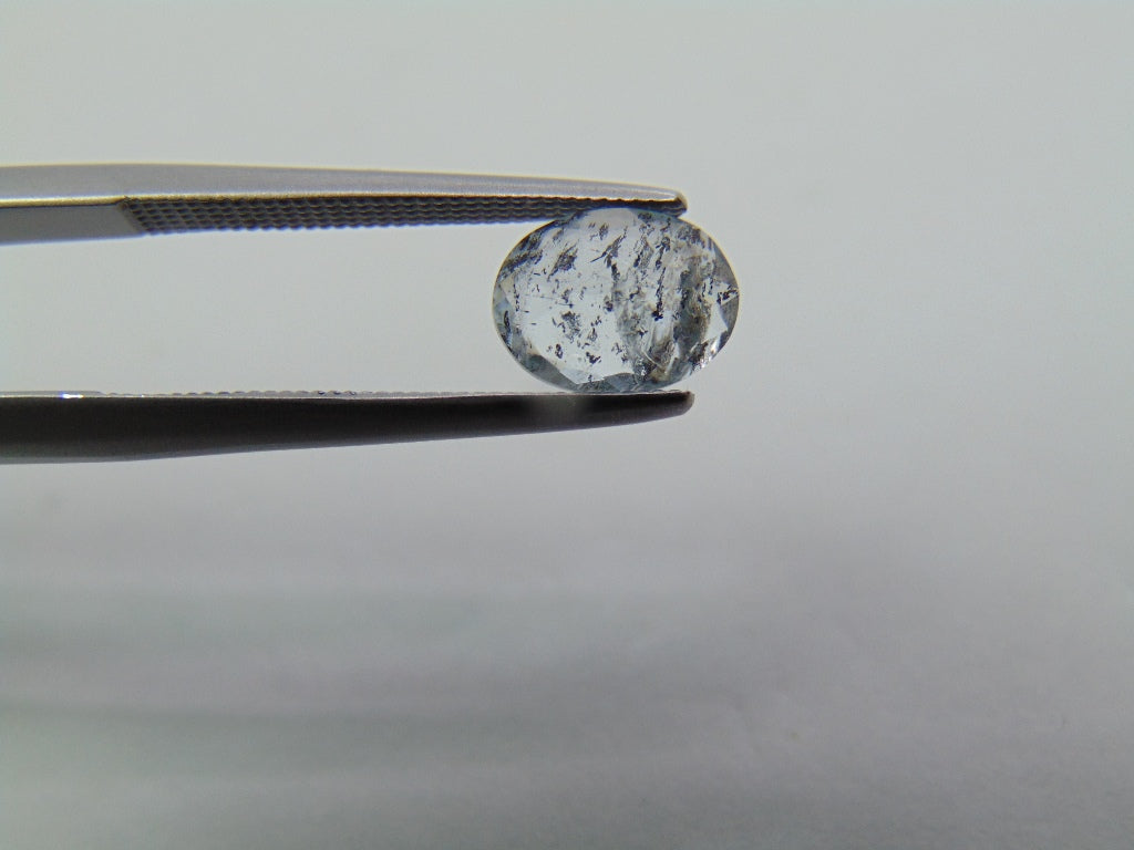 1ct Aquamarine With Inclusion 8x6mm