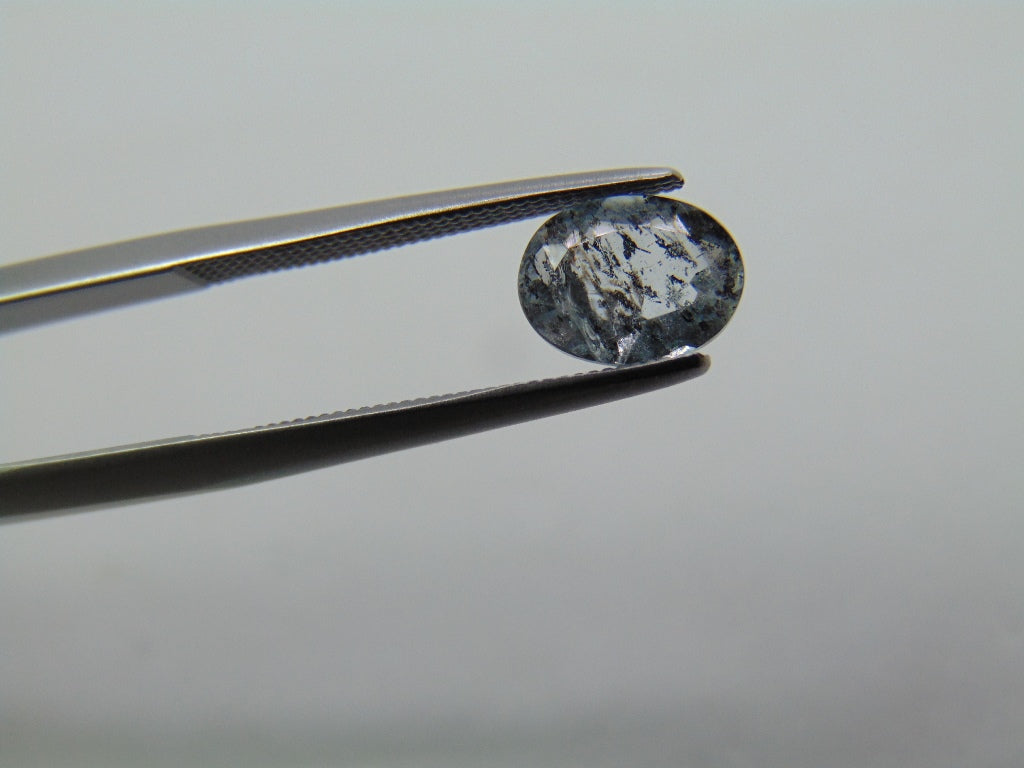 1ct Aquamarine With Inclusion 8x6mm