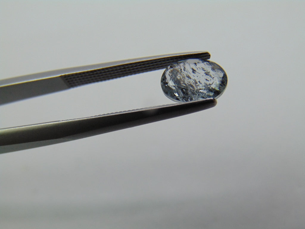 1ct Aquamarine With Inclusion 8x6mm