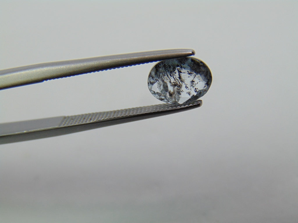 1ct Aquamarine With Inclusion 8x6mm