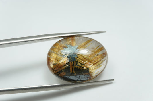 27ct Rutilo cabochão 21x18mm