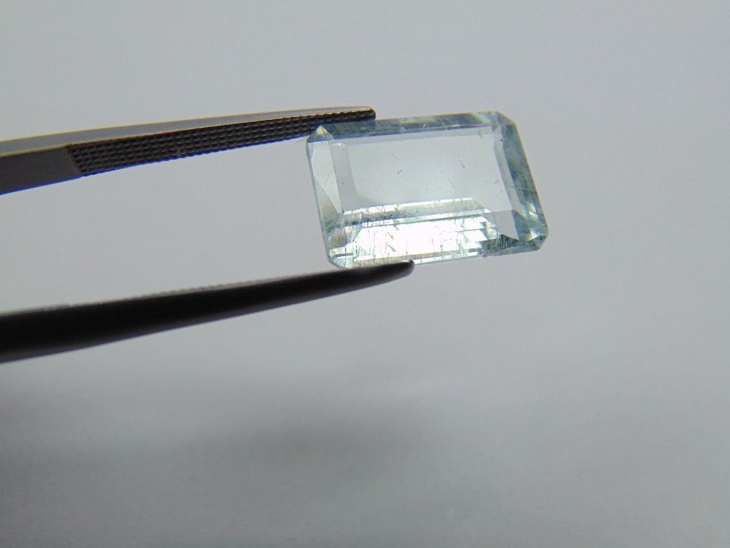 6.35ct Aquamarine With Needle 13x10mm