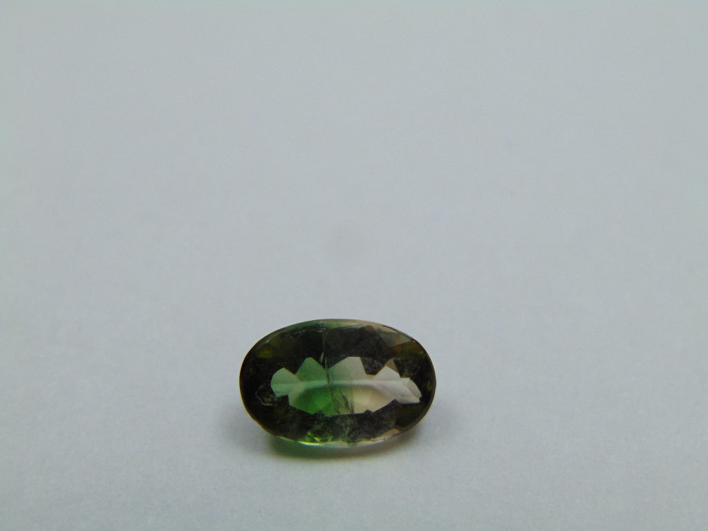 1.80ct Turmalina Bicolor 10x6mm