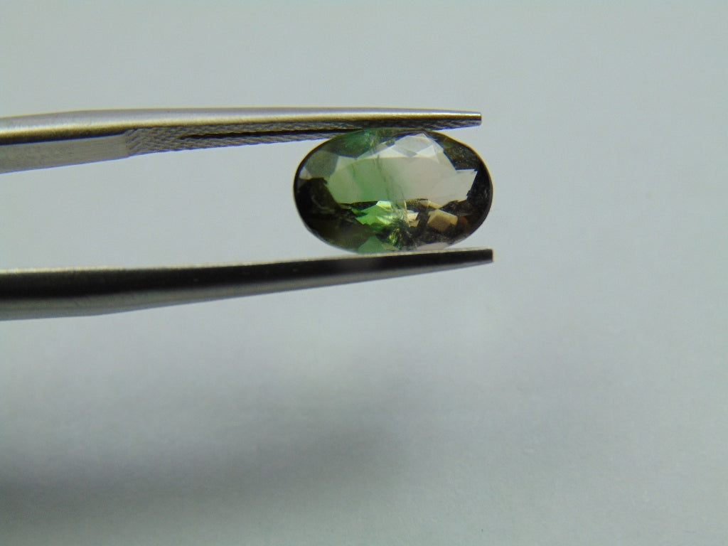 1.80ct Turmalina Bicolor 10x6mm