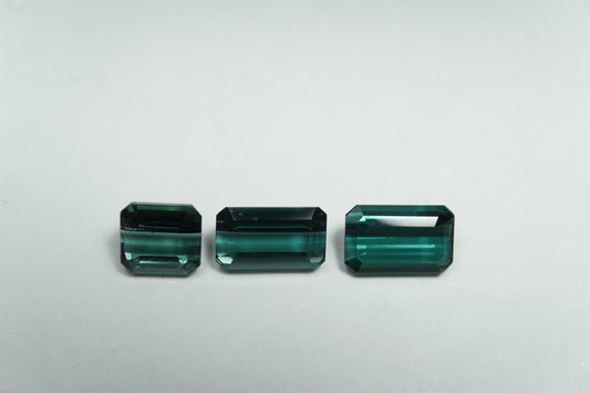 3.65ct Turmalinas 8x5mm / 8x4.5mm / 5.5x5mm