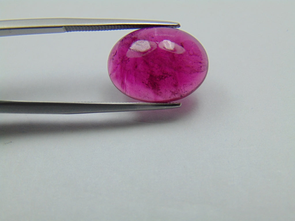 9.10ct Rubelita Cabochão 15x12mm