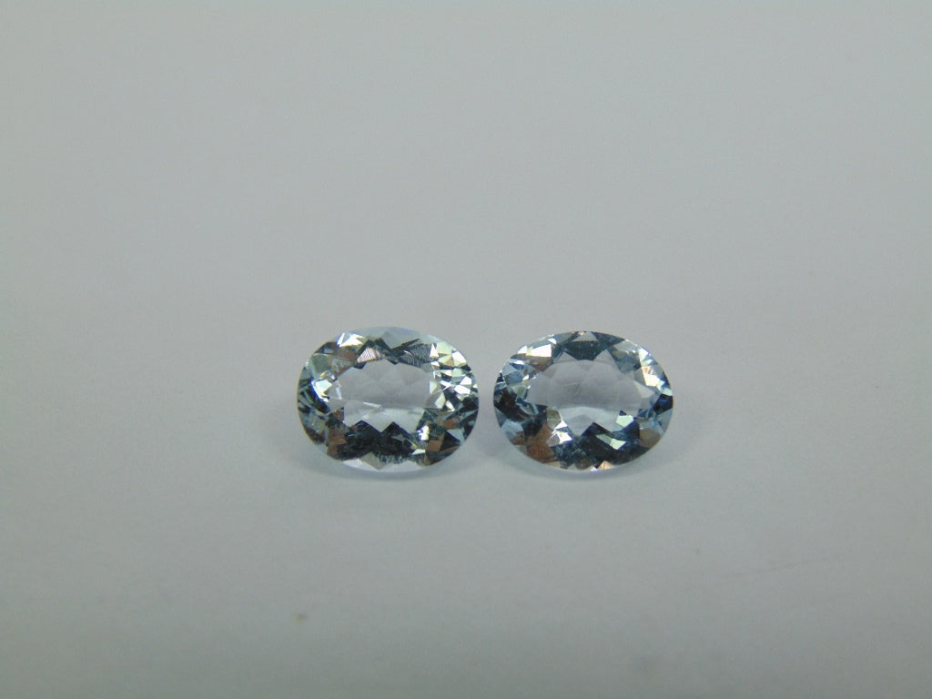 Par Água Marinha 4,50ct 10x8mm