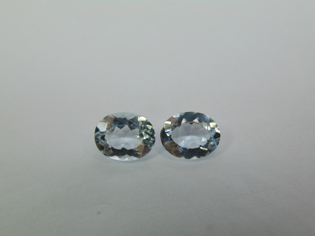 Par Água Marinha 4,50ct 10x8mm