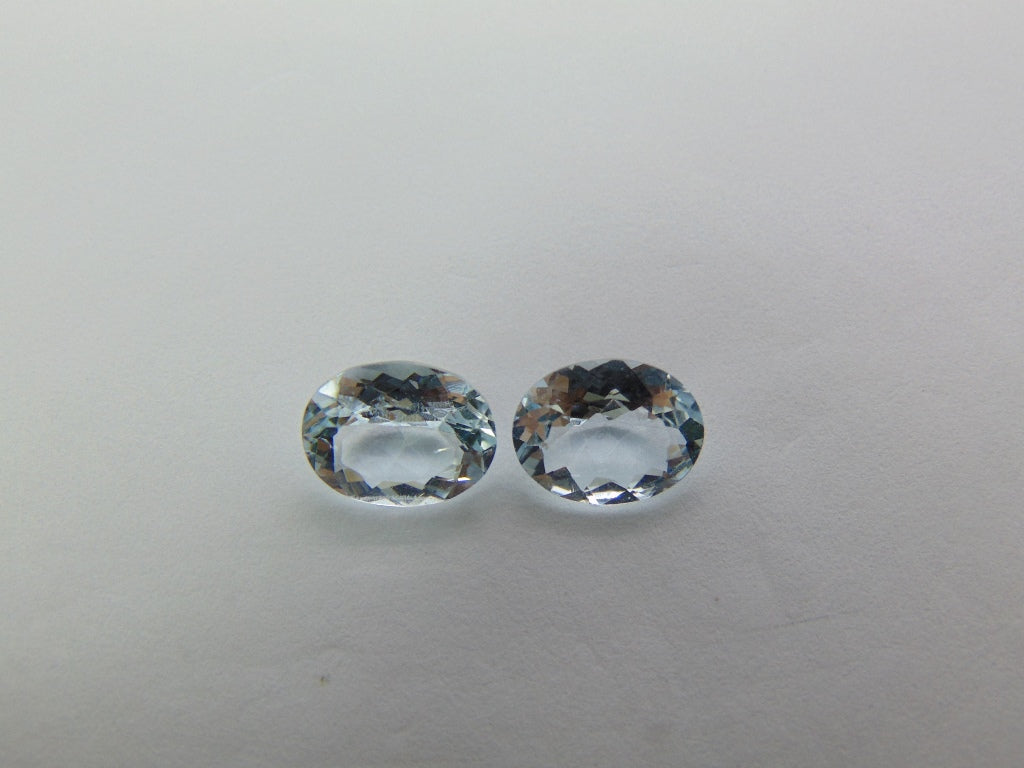 Par Água Marinha 4,50ct 10x8mm