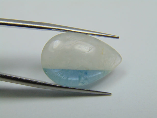 12.55ct Água-Marinha Cabochão 21x14mm