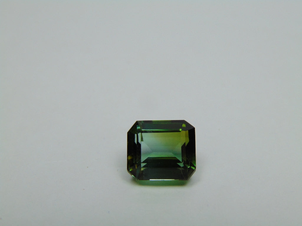 4.35ct Turmalina Bicolor 9x8mm