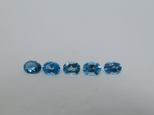 Topázio 7,25 ct calibrado 8x6mm