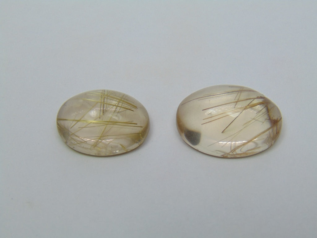 24.60ct Rutile 17x13mm 19x14mm