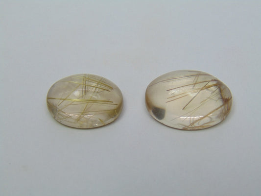 24.60ct Rutile 17x13mm 19x14mm