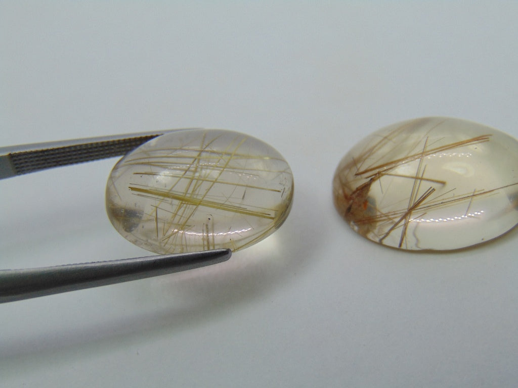 24.60ct Rutile 17x13mm 19x14mm