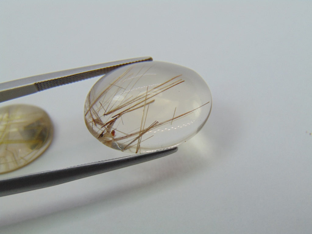 24.60ct Rutile 17x13mm 19x14mm