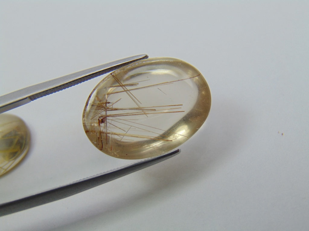 24.60ct Rutile 17x13mm 19x14mm