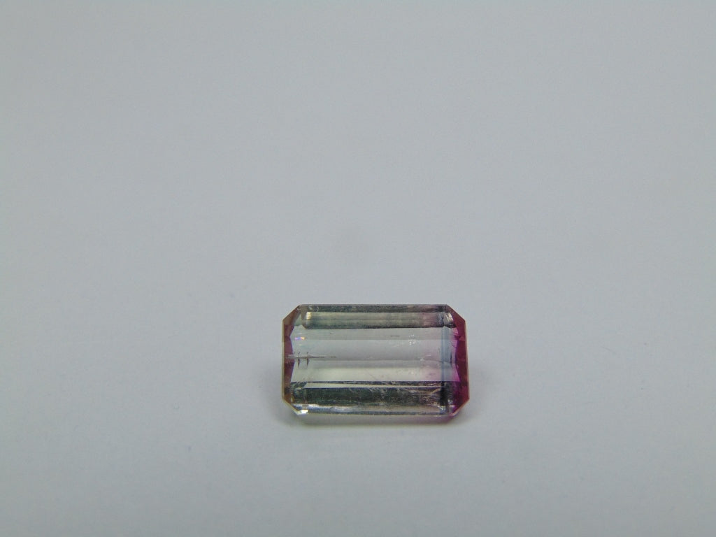 3.60ct Turmalina Bicolor 12x7mm