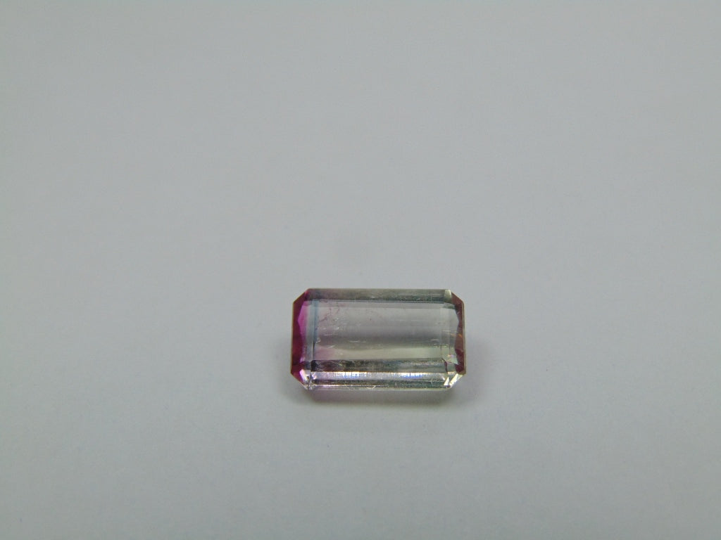 3.60ct Turmalina Bicolor 12x7mm